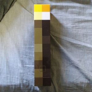 Minecraft light up torch